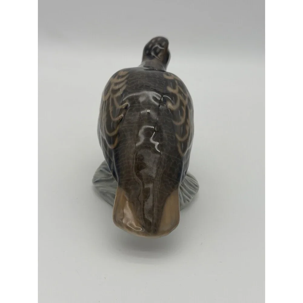 Royal Copenhagen Partridge Bird Porcelain Denmark Signed Peter Herold Figurine